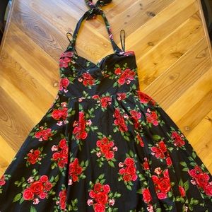 Hell Bunny Vixen Halter Dress size L